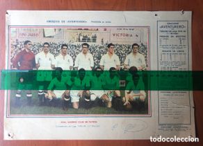 Colecionismo desportivo: POSTER DEL REAL MADRID CLUB DE FUTBOL. TEMPORADA 1945-46 OBSEQUIO DE AVENTURERO,